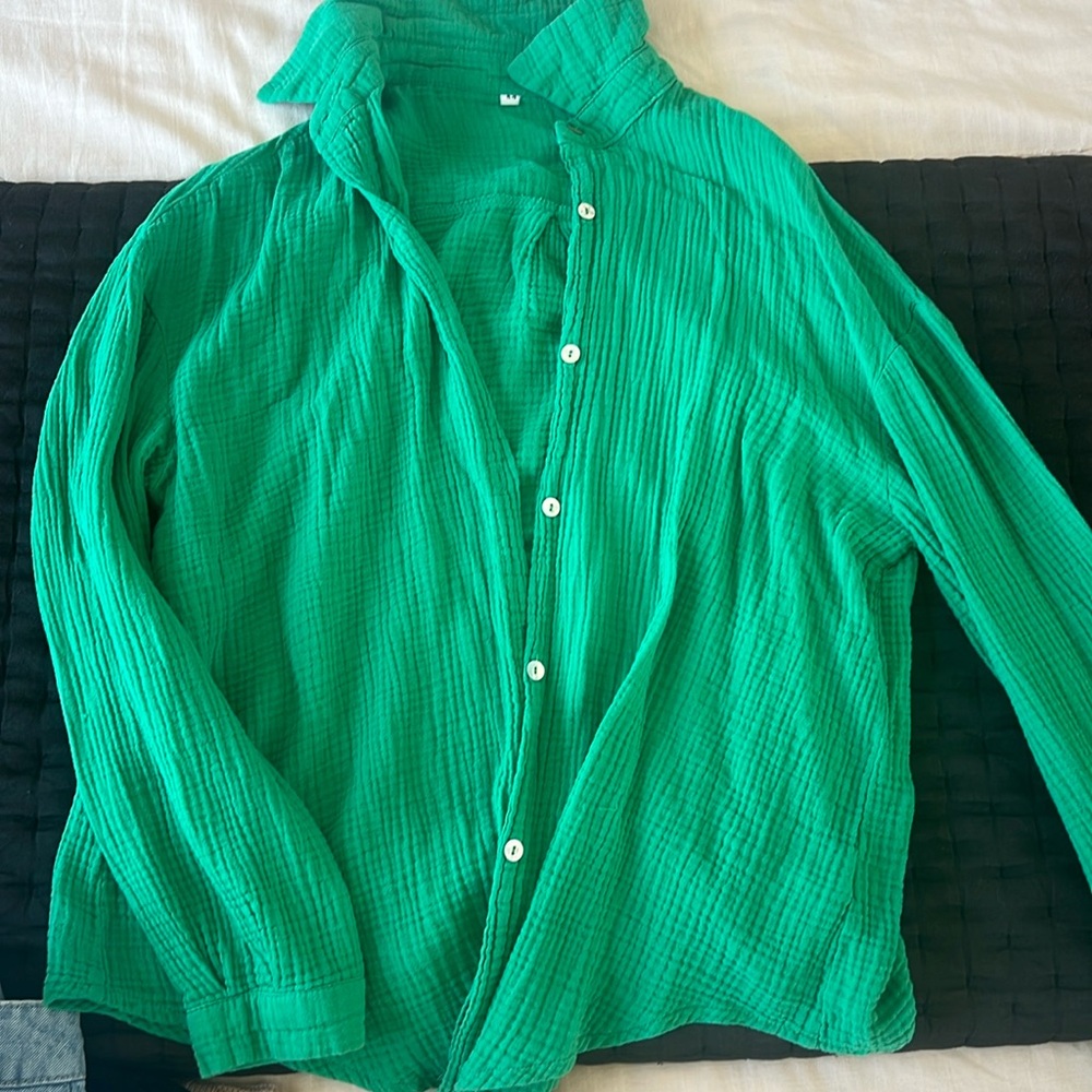 Linen button up